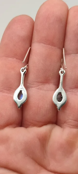 Pendientes de Plata y Piedra Luna.