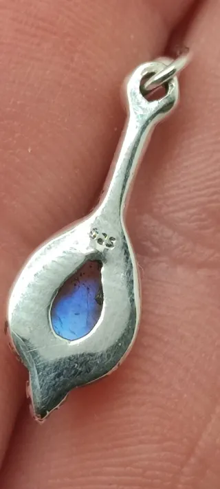 Pendientes de Plata y Piedra Luna.