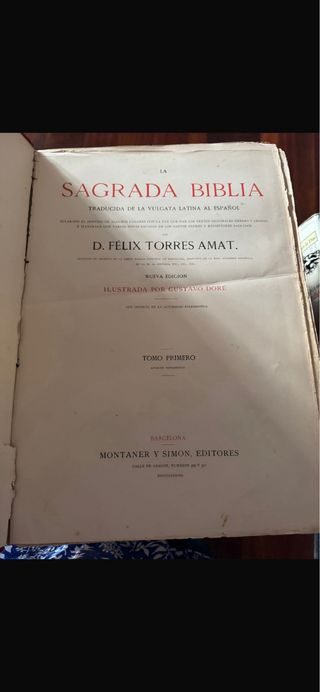 La Sagrada Biblia traducida de la vulgata latina