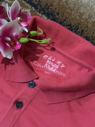 Polo Calvin Klein S - Rosa
