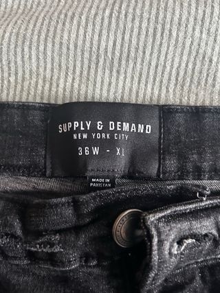 Vaqueros Emporio Armani Negros Talla M