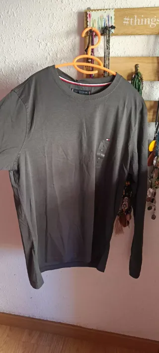 Camiseta Tommy Hilfiger Gris Talla L