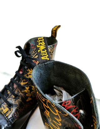 Dr. Martens 1460 Graffiti 8 Eye Patent Black EU 39