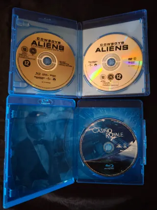 Casino Royale 007 y Cowboys & Aliens Blu-ray