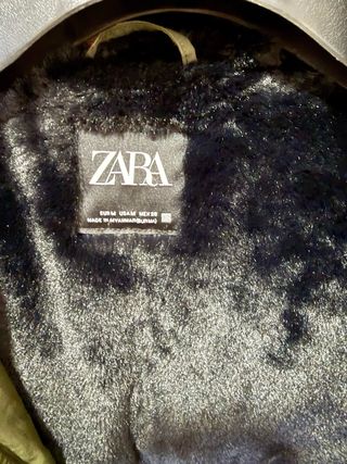 Chaqueta Zara Mujer Talla M Verde Militar