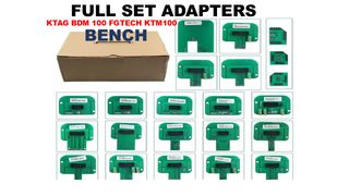 22 Adaptadores bench KTAG FGTECH BDM100