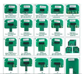 22 Adaptadores bench KTAG FGTECH BDM100