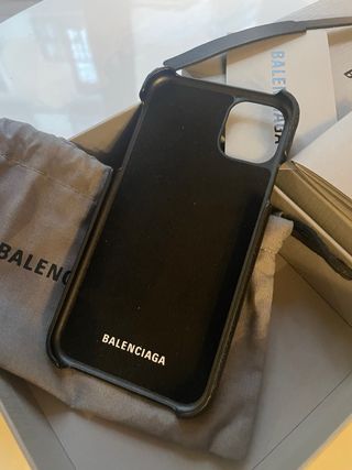 Custodia iPhone 12 Balenciaga Nero