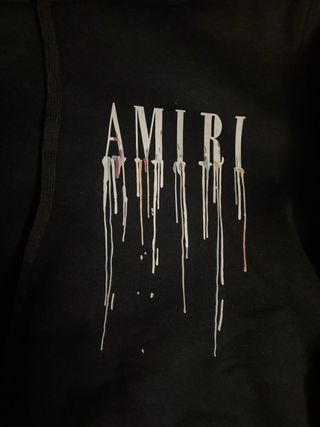 Felpa Amiri Nera con logo