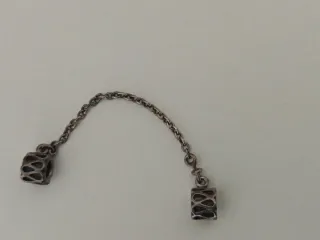 Cadena Seguridad Pandora Plata 925 Vintage