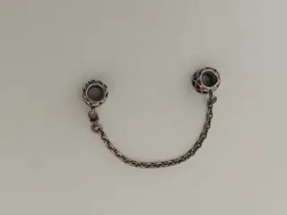 Cadena Seguridad Pandora Plata 925 Vintage