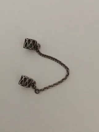 Cadena Seguridad Pandora Plata 925 Vintage