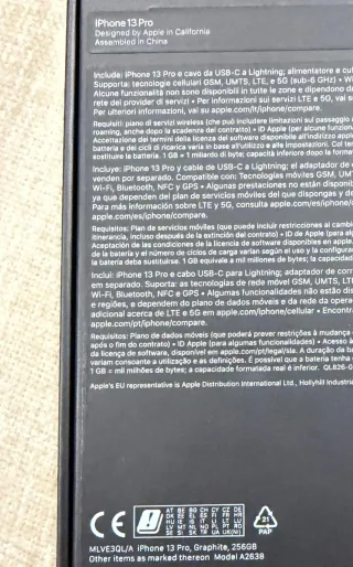 iPhone 13 Pro 256GB Grigio