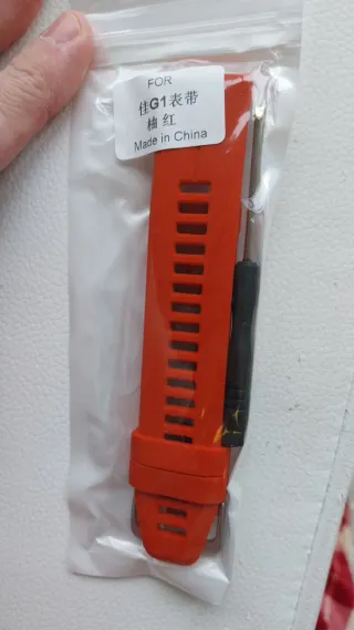 Correa compatible G1 Garmin Rojo