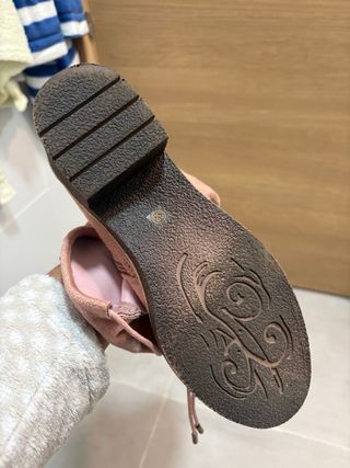 Botas altas rosas talla 38