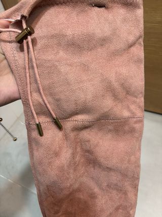 Botas altas rosas talla 38