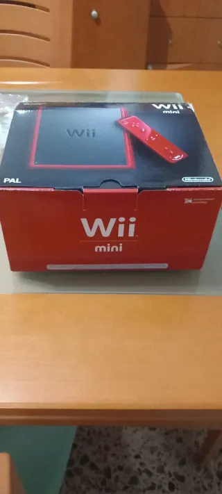 Nintendo Wii Mini Roja Completa