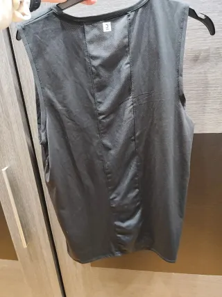 Camiseta sin mangas Domyos Negra Talla L