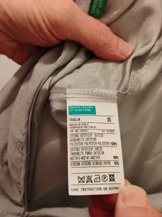 Vestido floral Benetton Talla XS