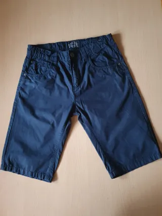 Pantalón corto niño azul