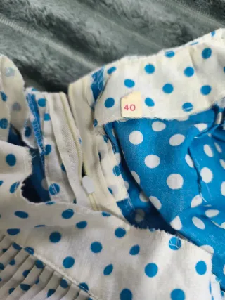 Vestido Vintage Lunares Talla 40