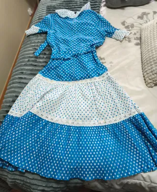 Vestido Vintage Lunares Talla 40