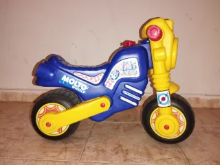 Moto Correpasillos Molto Cross Azul y Amarillo