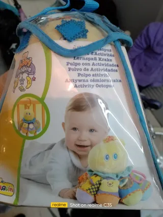 Pulpo sensorial para bebé