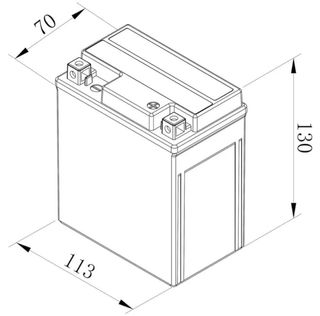 Batería Bosch FA101 YTX7L-BS 12V 6Ah 85A NUEVA