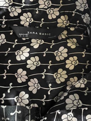 Camisa de fiesta estampada