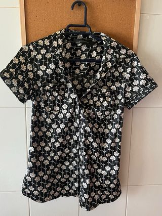Camisa de fiesta estampada