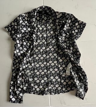 Camisa de fiesta estampada