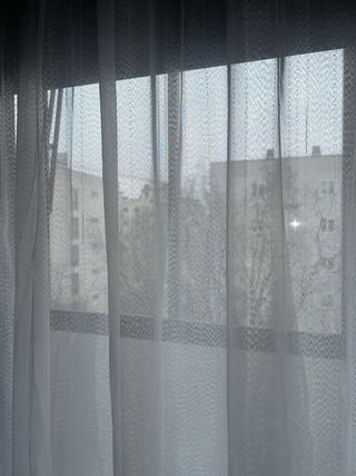 Cortinas comedor/dormitorio blancas