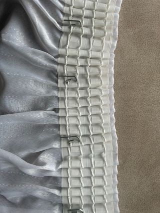 Cortinas comedor/dormitorio blancas