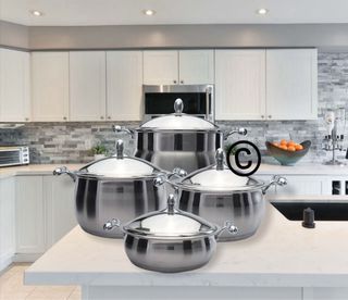 batteria di Pentole 18pz Blumenthal Bavaria 18/10