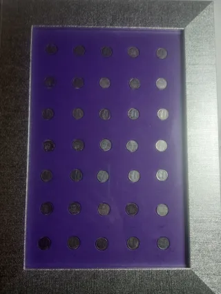 Cuadro decorativo con monedas