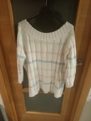 Blusa Mujer Cuello Barco Multicolor