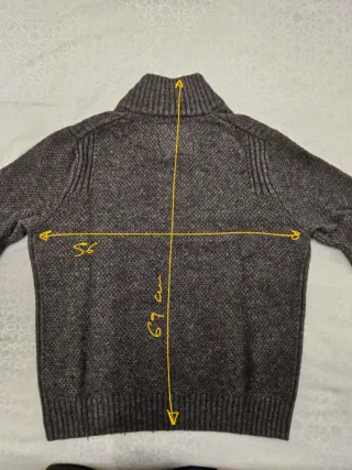 Jersey H&M Lana Gris Talla M de hombre