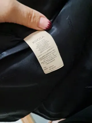 Cappottino Kocca nero doppiopetto
