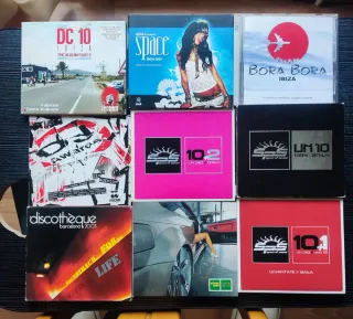 Lote 9 CDs Mix Electrónica Ibiza