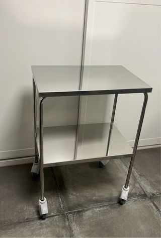 Tavolo ausiliario professionale in acciaio inossidabile, ne ho 3