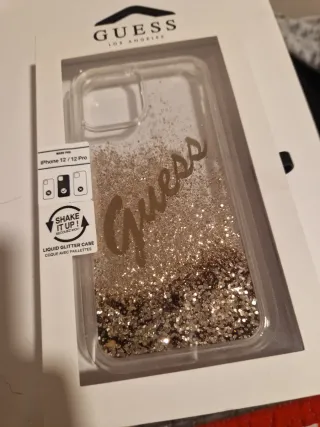 Custodia iPhone 12/12 Pro Guess Glitter