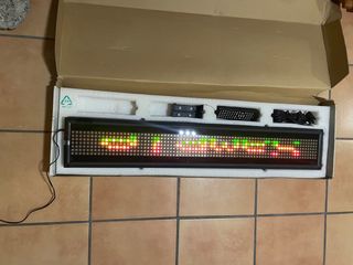 Letrero LED Digital Programable 94 de largo x 15