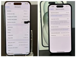 iPhone 15 - 128 GB - 88% batteria