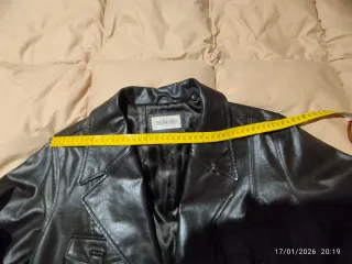 CHAQUETA PIEL NEGRA Mujer