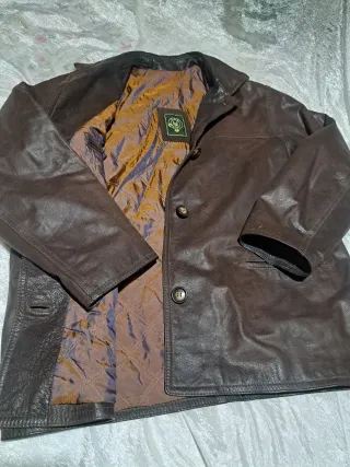 AMERICANA/CHAQUETA DE PIEL VINTAGE