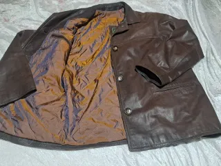 AMERICANA/CHAQUETA DE PIEL VINTAGE