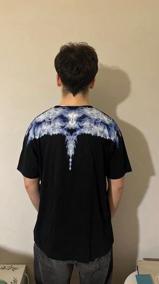 T-Shirt Marcelo Burlon Nera e Blu