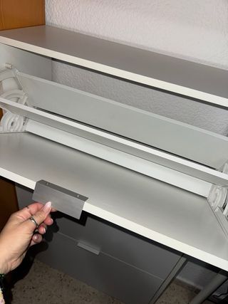 Zapatero blanco 3 baldas