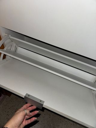 Zapatero blanco 3 baldas